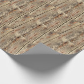 HOUTGRAINPATROON FOTO WRAPPINGPAPIER CADEAUPAPIER (Hoek)