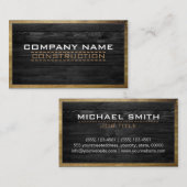 Houtgrensbouw Elegant Wooden Kijk #11 Visitekaartje (Voorkant / Achterkant)