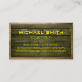 Houtgrensbouw Elegant Wooden Kijk #12 Visitekaartje (Achterkant)