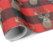 houthakker gerold met grote bok herten hoofd cadeaupapier (Rol Hoek)