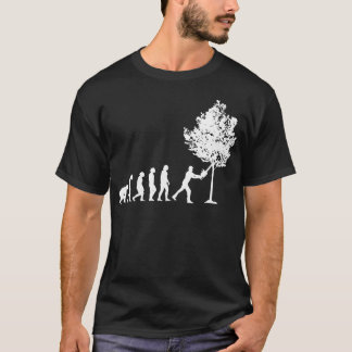 Houthakker Houtbewerker Evolutie Houtbewerking T-shirt
