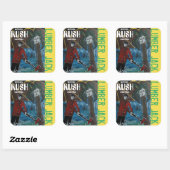 HOUTHakker KUSH Vierkante Sticker (Vel)