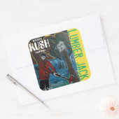 HOUTHakker KUSH Vierkante Sticker (Envelop)