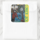 HOUTHakker KUSH Vierkante Sticker (Tas)