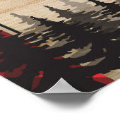 Houthakker Verjaardagsfeestje Foto Achtergrond Poster (Hoek)