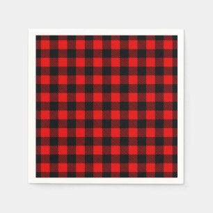 Houthakkers Buffalo Plaid Servetten