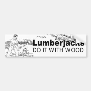HOUTHakkERS DOEN HET -.png Bumpersticker