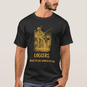 HOUTHakkERS GEBOREN OM TE HAKKEN VASTGEHAKT AAN VI T-shirt