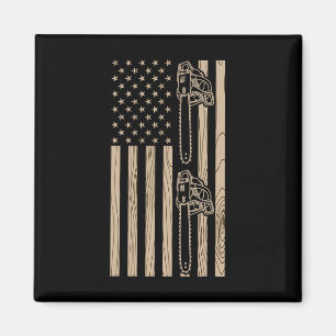 Houthakkers-houtbewerking Amerikaanse Vlag Vs Onaf Magneet
