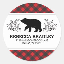 Houthakkersbeer Buffalo Plaid Retouradres