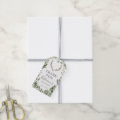 Houthakkershertengewei baby shower cadeautag cadeaulabel (Met Touw)