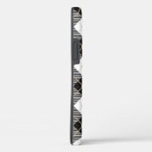 Houthakkerspatroon Zwart  Wit geruit Case-Mate iPhone Case (Achterkant / Rechts)