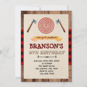 HOUTHAKKERUITNODIGING KAART (Voorkant)