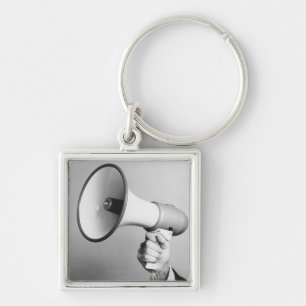 Houthand Sleutelhanger