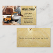 Houthandel | Hout | Cirkelzaag Visitekaartje (Voorkant / Achterkant)