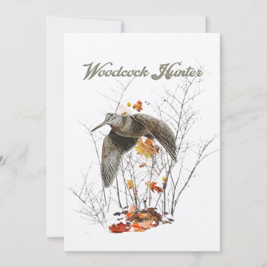 Houthanen jagen, Hunter Kaart (Voorkant)