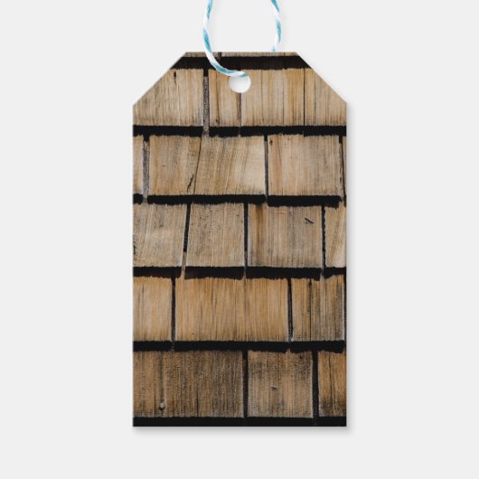 houtharen cadeaulabel (Voorkant)