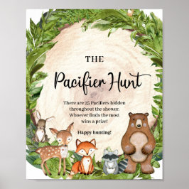 Houthout van bosgebieden De Pacifier Hunt game Poster