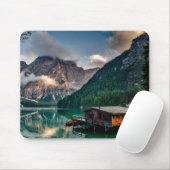 Houthuis in het Midden-meer van het overziende geb Muismat (Met muis)