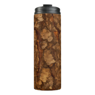 Houtig 'Boomstam' Bekerglas Thermosbeker