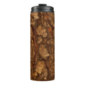 Houtig 'Boomstam' Bekerglas Thermosbeker