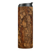 Houtig 'Boomstam' Bekerglas Thermosbeker (Gedraaid links)