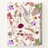 Houtige botanische trouwplanner  notitieboek (Achterkant)