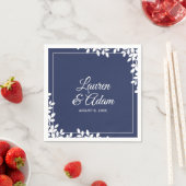Houtige cocktail servetten | Bladframe (Middernach (Insitu)