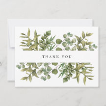 Houtige Eucalyptus Groene Huwelijks Dankjewel