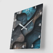 houtimitatie vierkante klok (Hoek)