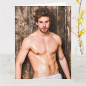 Houtje Touwtje Grappige Kaart Voor Vriend (Gele Bloem)