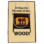 Houtkachel Brandhout Warm Medium Cadeauzakje (Voorkant)