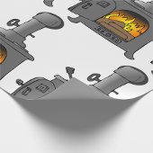 houtkachel cadeaupapier