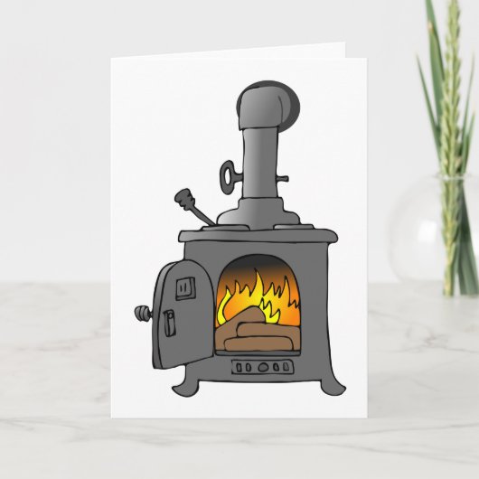 houtkachel kaart (Voorkant)