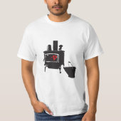 Houtkachel T-shirt (Voorkant)