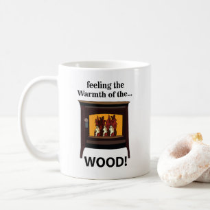 Houtkacheloven Hout Warmte Koffiemok