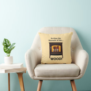 Houtkacheloven Hout Warmte Kussen