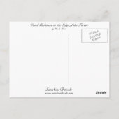 Houtkachels aan de rand van het bos briefkaart (Achterkant)