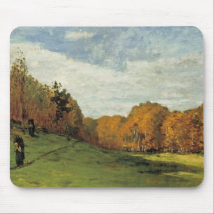 Houtkachels aan de rand van het bos muismat