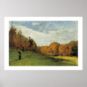 Houtkachels aan de rand van het bos poster (Voorkant)