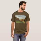 Houtkachels aan de rand van het bos t-shirt (Voorkant volledig)