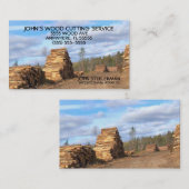 houtkapbedrijf visitekaartje (Voorkant / Achterkant)