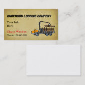 houtkapbedrijf visitekaartje (Voorkant / Achterkant)