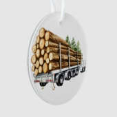 houtkapindustrie vrachtwagen ornament (voorkant)