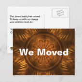 Houtkarving Aankondigingskaart (Voorkant / Achterkant)