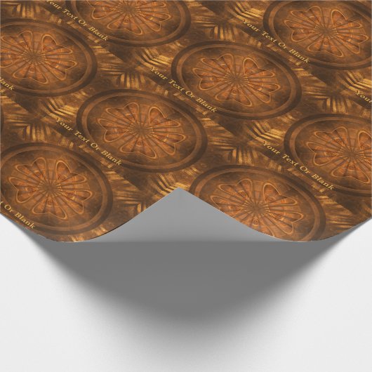 Houtkarving Cadeaupapier (Hoek)