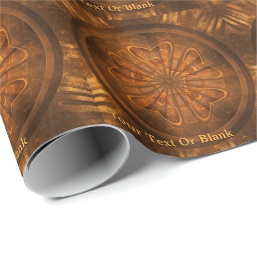 Houtkarving Cadeaupapier (Rol Hoek)