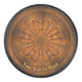 Houtkarving Hockey Puck (Voorkant)