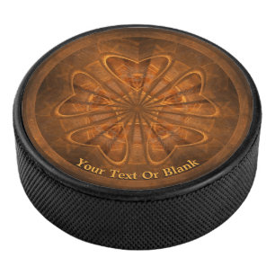 Houtkarving Hockey Puck