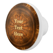 Houtkarving Keramische Knop (Rechts)